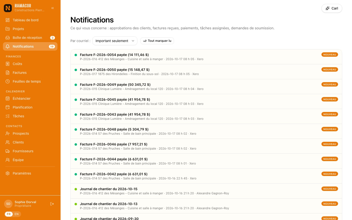 Notifications