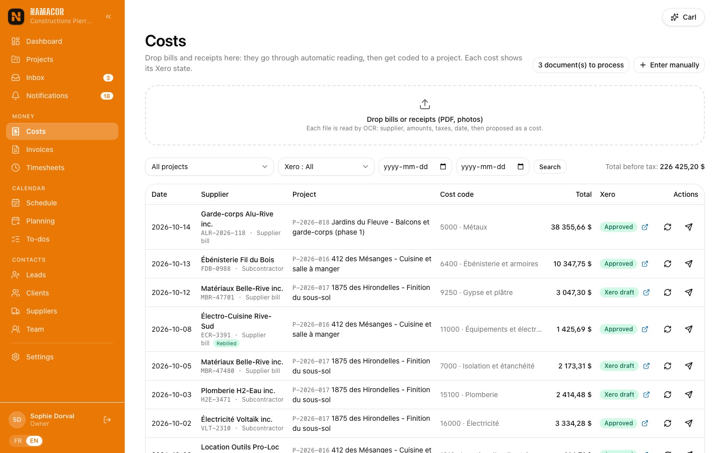 Costs